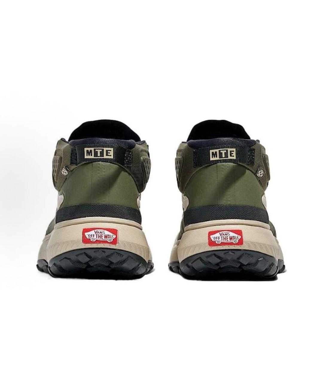VANS Хаки текстильные низкие кроссовки / кеды, фото 4