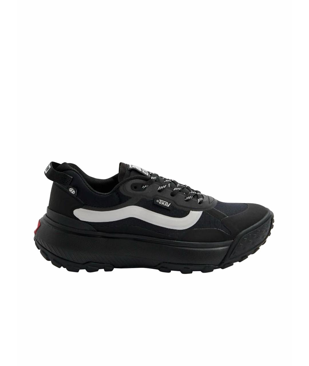 VANS Черные текстильные низкие кроссовки / кеды, фото 1