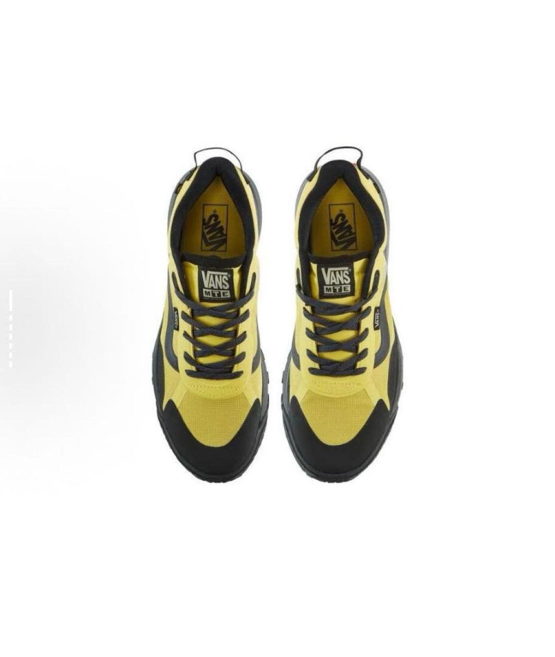 VANS Желтые текстильные низкие кроссовки / кеды, фото 5