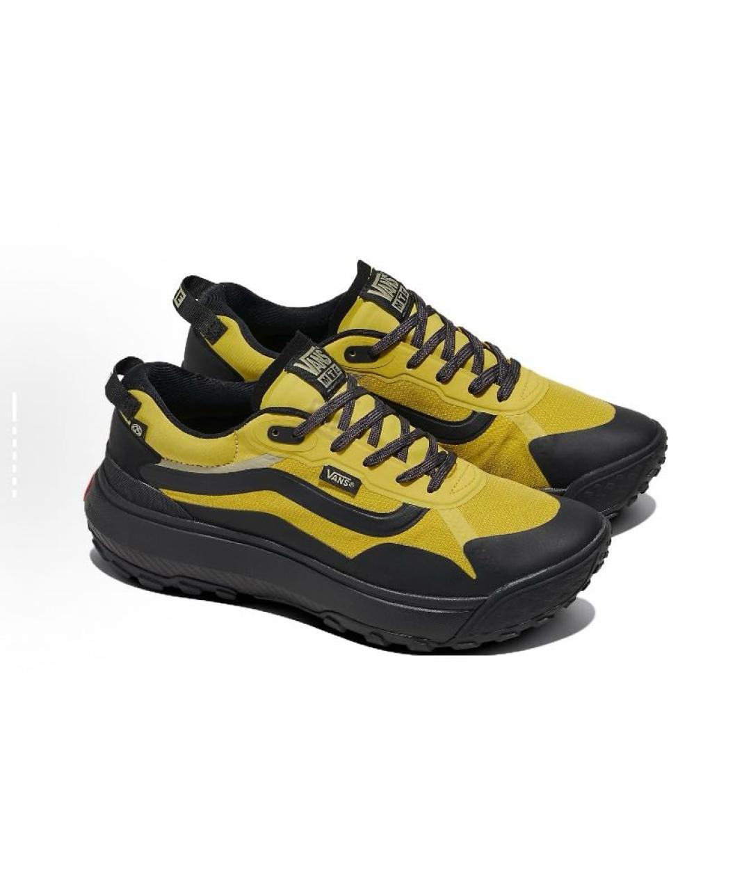 VANS Желтые текстильные низкие кроссовки / кеды, фото 4