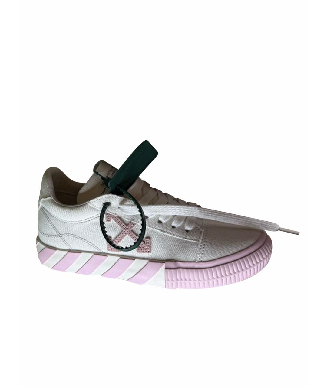 OFF-WHITE Белые кеды, фото 1