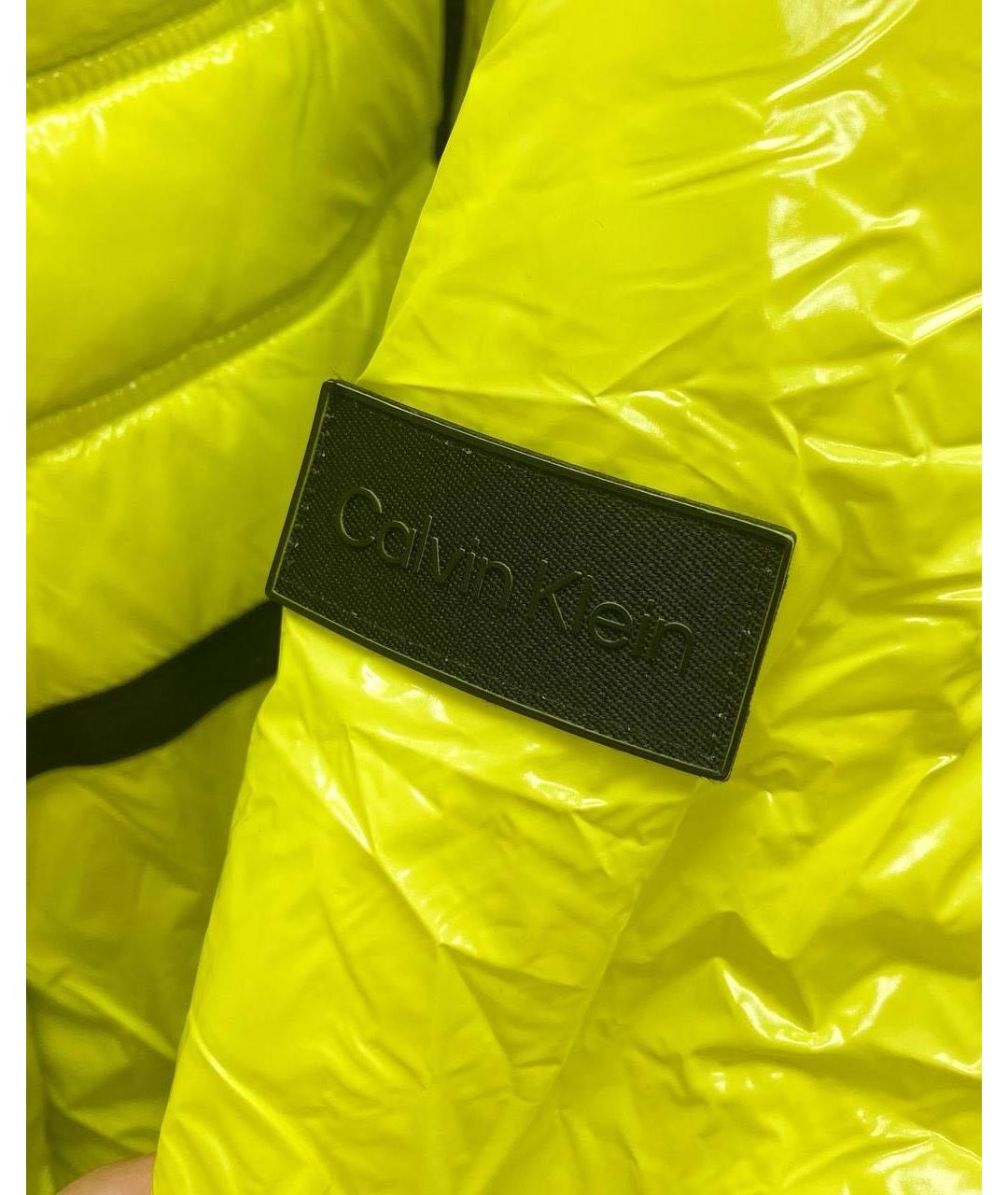 CALVIN KLEIN Желтая куртка, фото 6