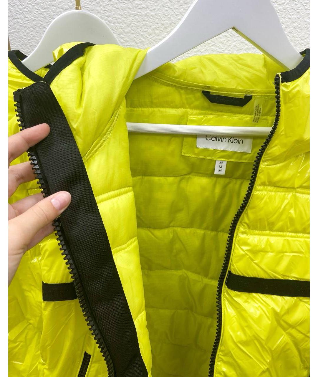 CALVIN KLEIN Желтая куртка, фото 3