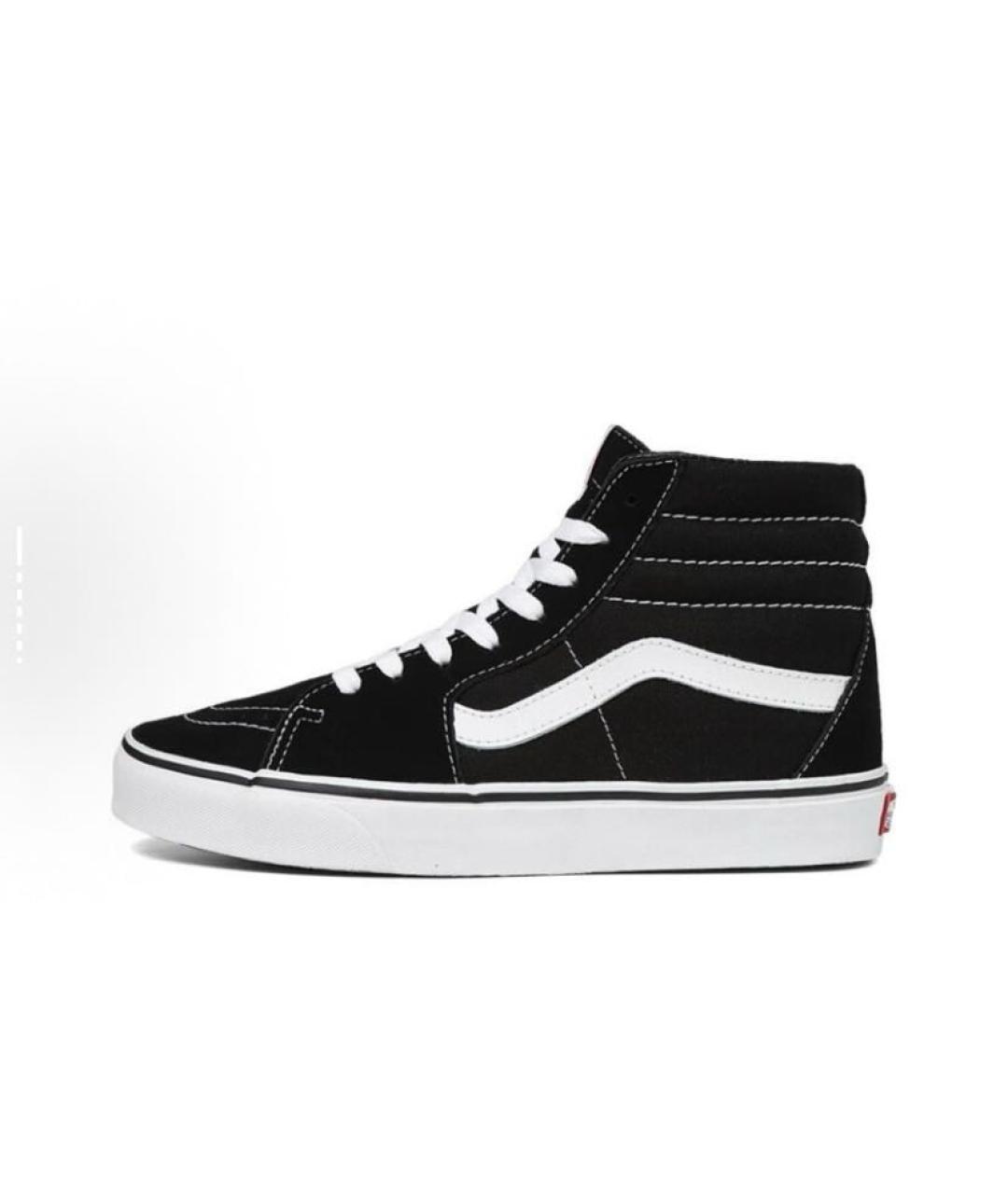 VANS Черные замшевые высокие кроссовки / кеды, фото 2