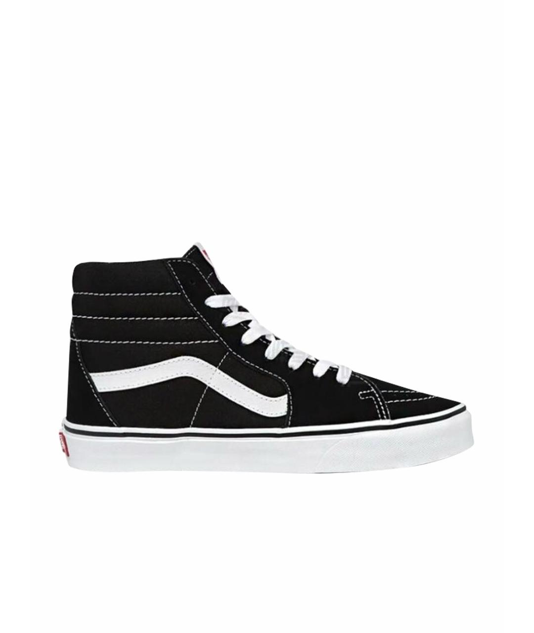 VANS Черные замшевые высокие кроссовки / кеды, фото 1