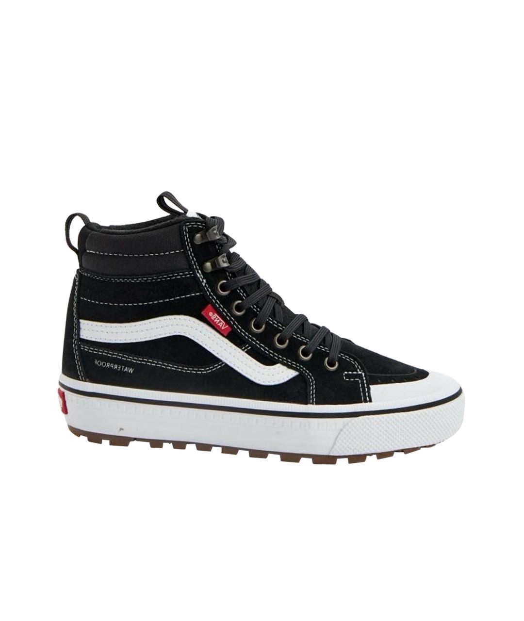 VANS Черные замшевые высокие кроссовки / кеды, фото 1