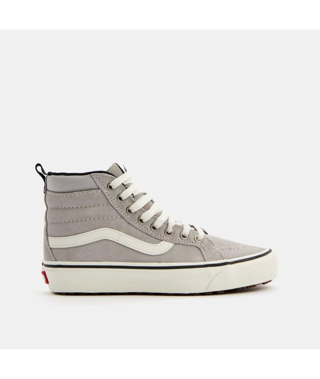 VANS Серые замшевые высокие кроссовки / кеды, фото 5