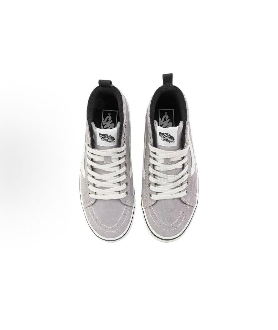 VANS Серые замшевые высокие кроссовки / кеды, фото 3