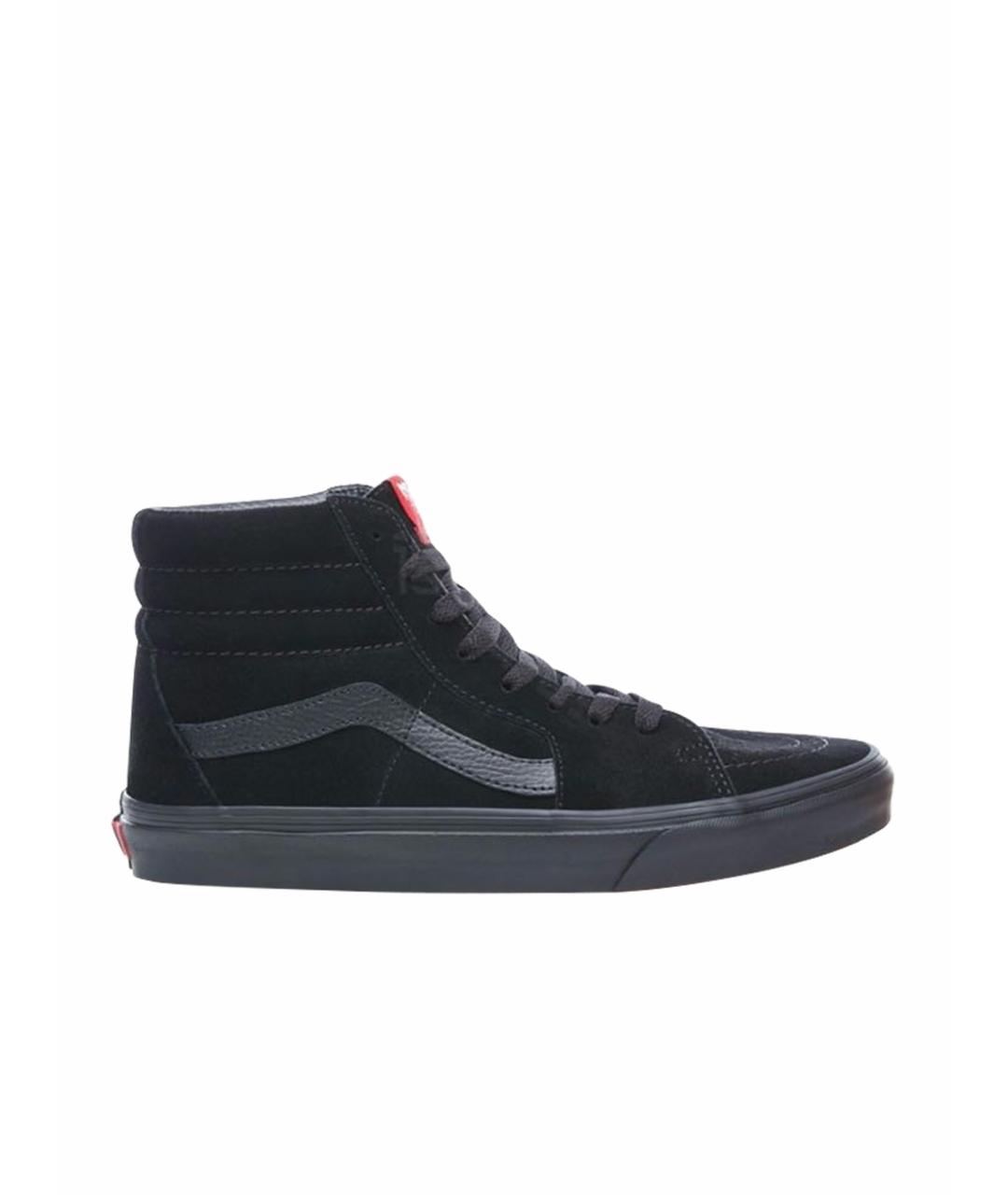 VANS Черные замшевые высокие кроссовки / кеды, фото 1