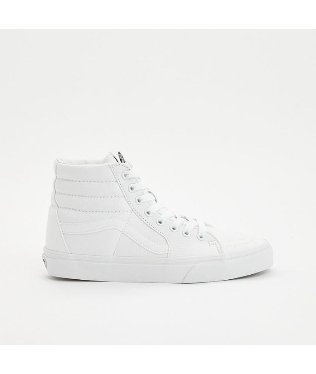 VANS Белые текстильные высокие кроссовки / кеды, фото 7
