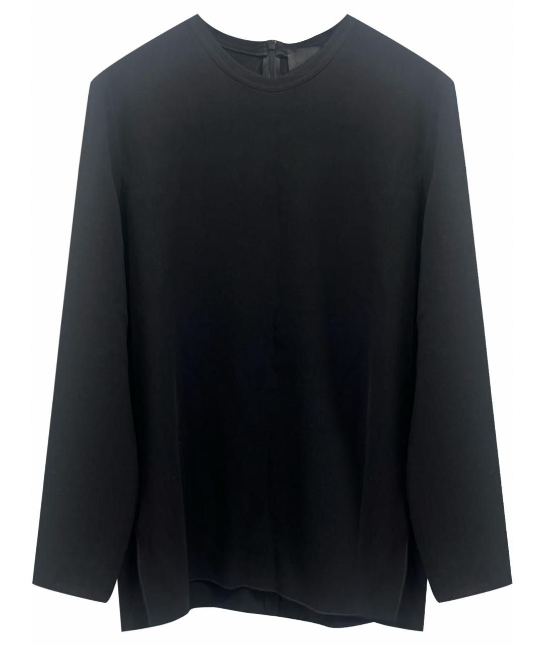 MAX MARA Черная шерстяная блузы, фото 1