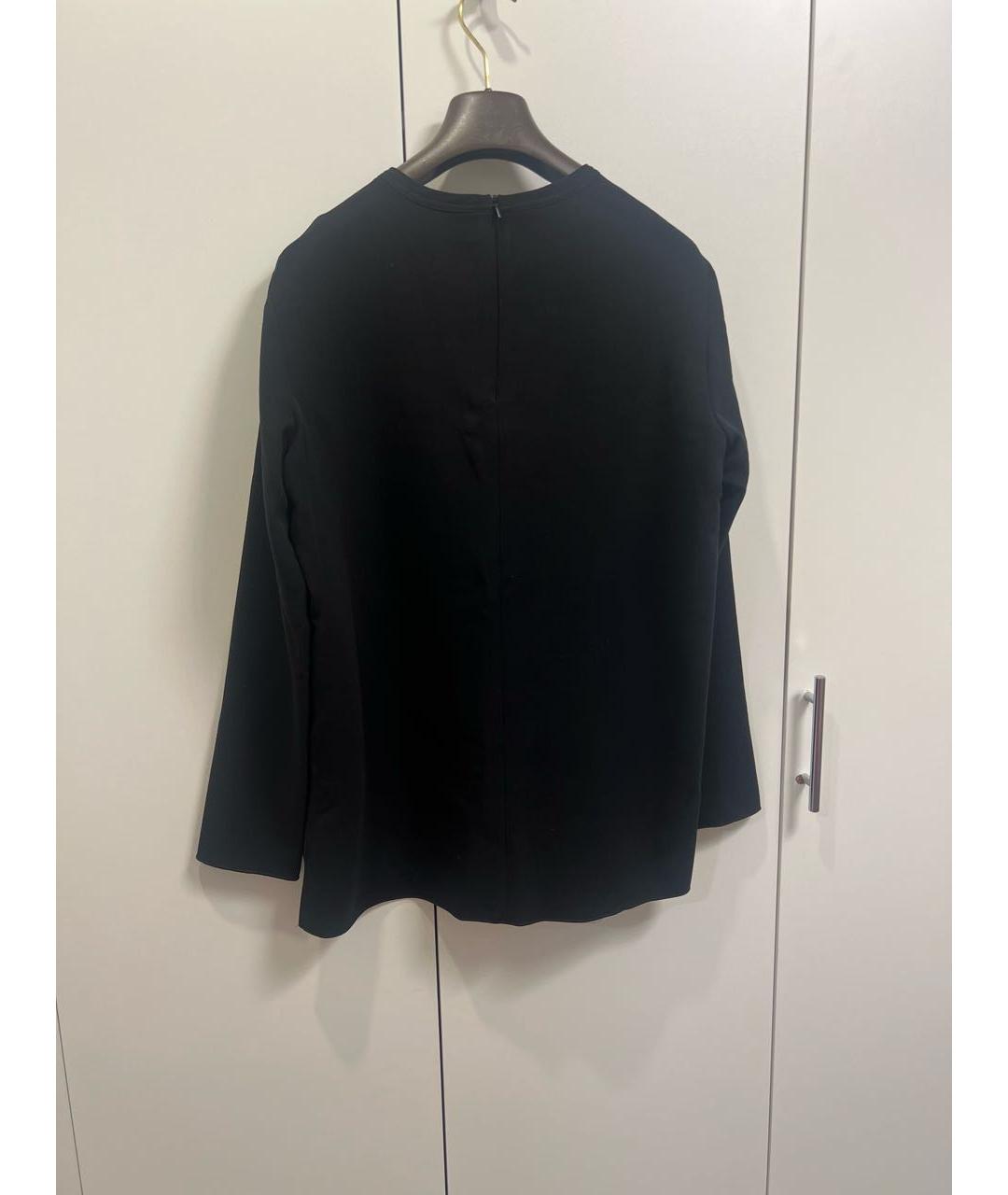 MAX MARA Черная шерстяная блузы, фото 2