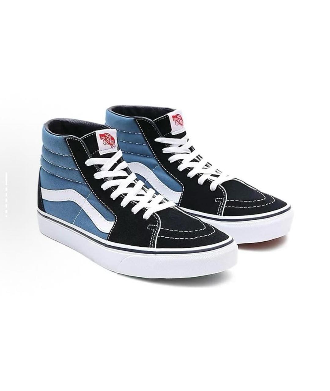 VANS Синие замшевые высокие кроссовки / кеды, фото 3