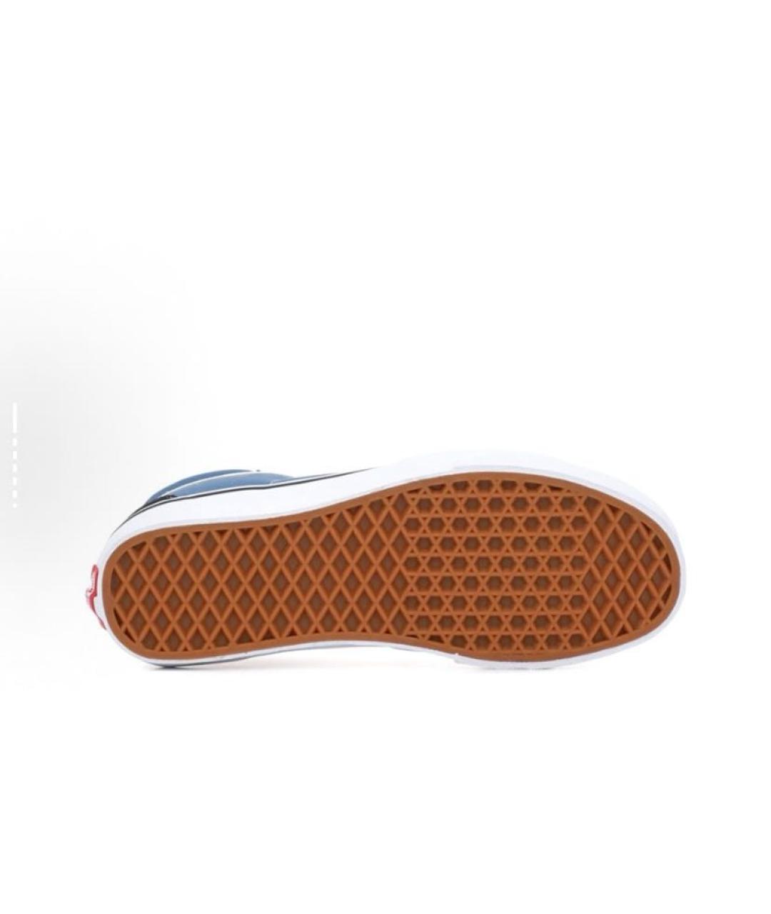 VANS Синие замшевые высокие кроссовки / кеды, фото 5