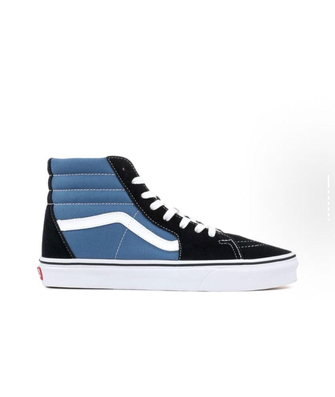 VANS Синие замшевые высокие кроссовки / кеды, фото 6
