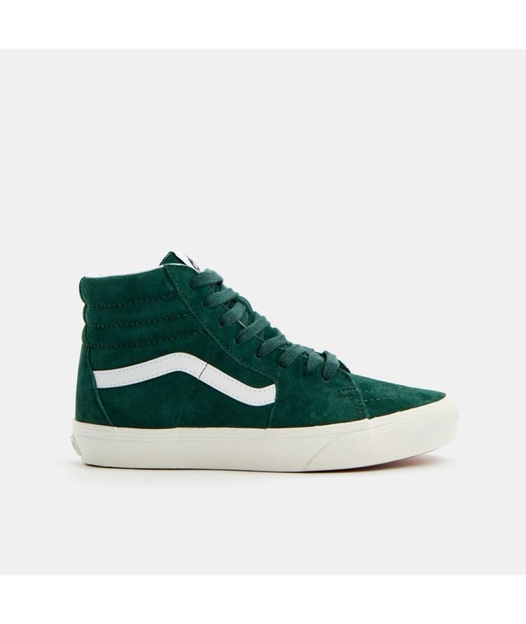VANS Зеленые замшевые высокие кроссовки / кеды, фото 6