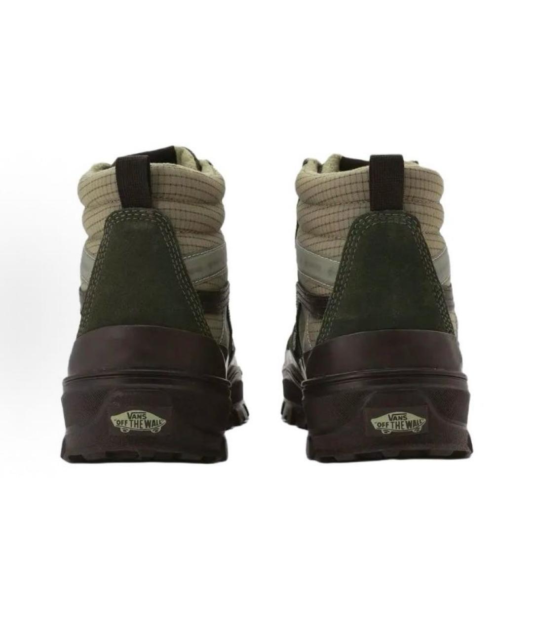 VANS Хаки текстильные высокие кроссовки / кеды, фото 5