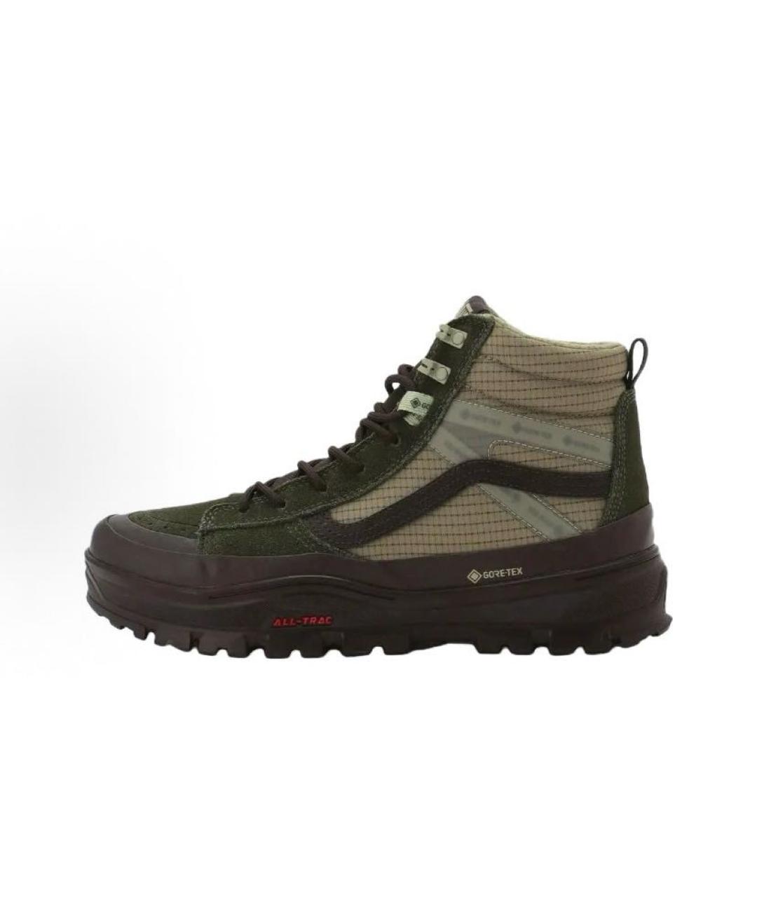 VANS Хаки текстильные высокие кроссовки / кеды, фото 2