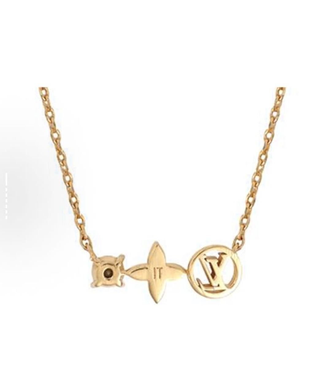 LOUIS VUITTON Золотая подвеска, фото 3