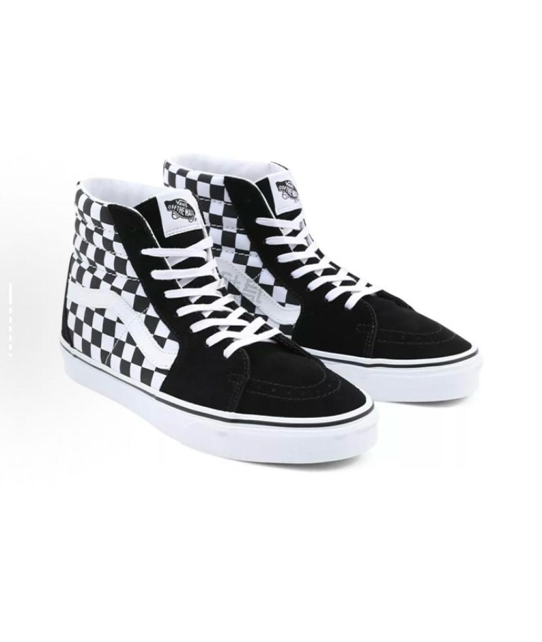VANS Черные текстильные высокие кроссовки / кеды, фото 3