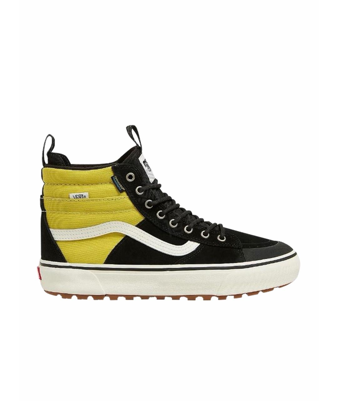 VANS Желтые замшевые высокие кроссовки / кеды, фото 1