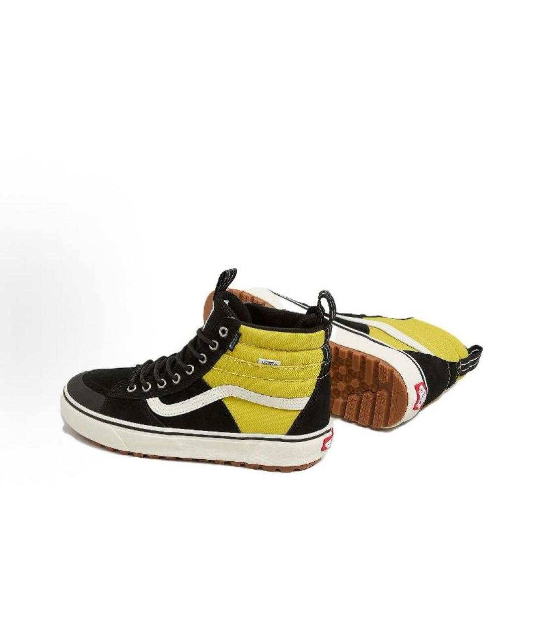 VANS Желтые замшевые высокие кроссовки / кеды, фото 4