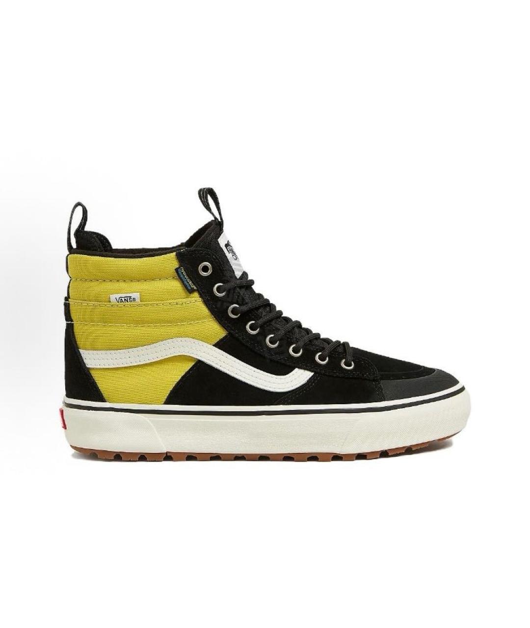 VANS Желтые замшевые высокие кроссовки / кеды, фото 5
