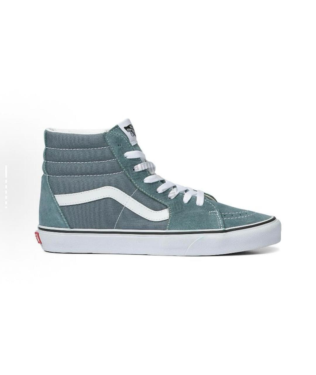 VANS Серые замшевые высокие кроссовки / кеды, фото 5