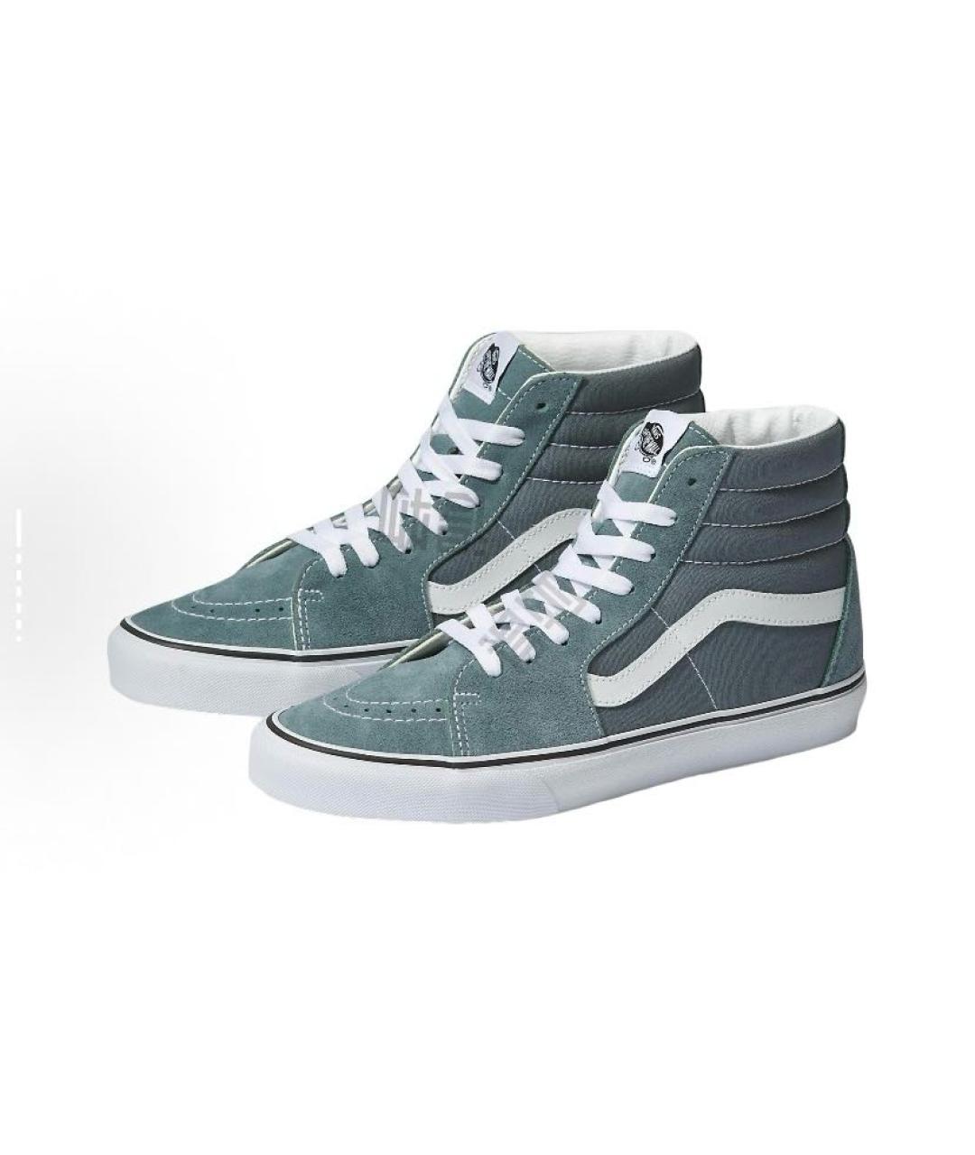 VANS Серые замшевые высокие кроссовки / кеды, фото 3