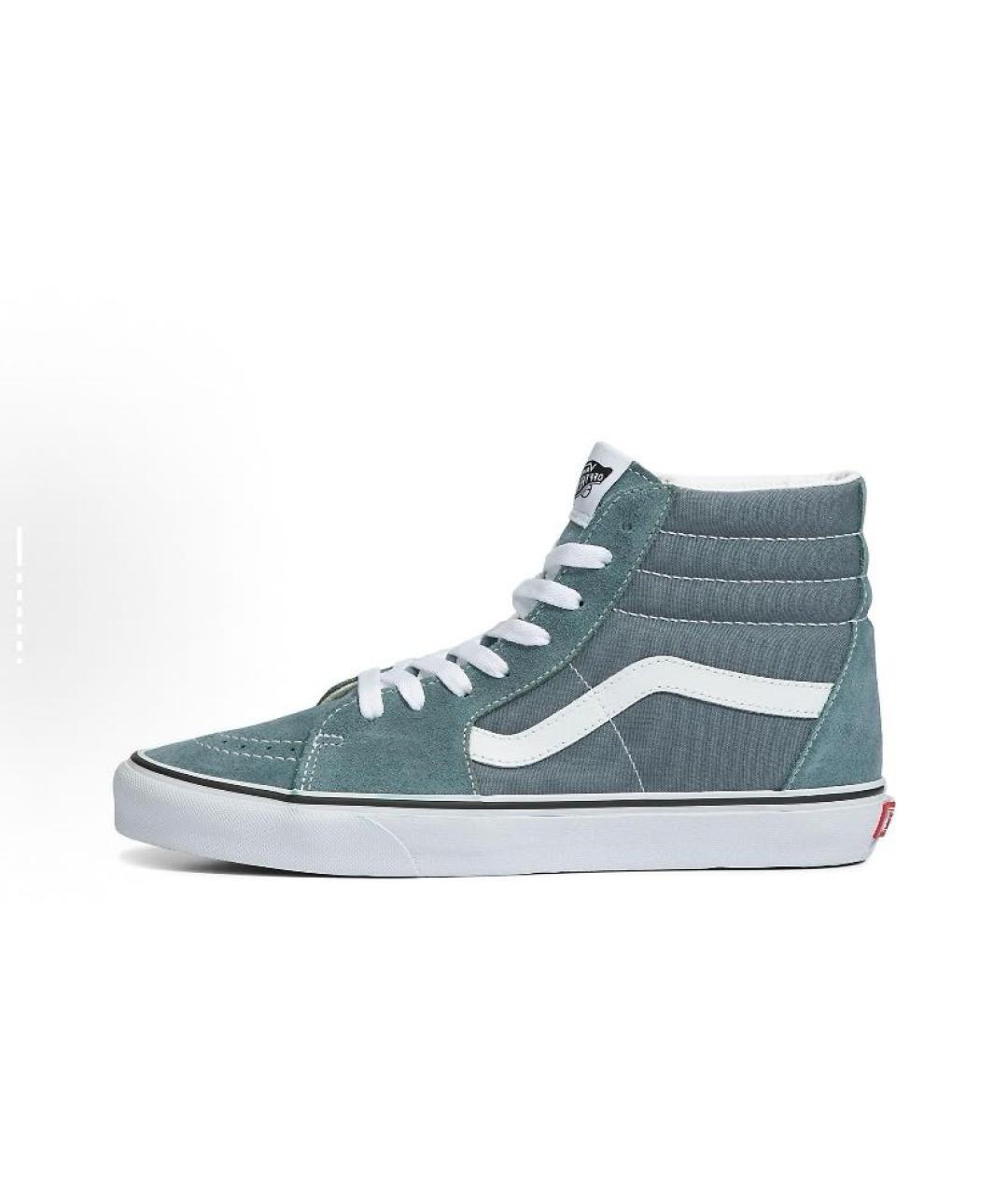 VANS Серые замшевые высокие кроссовки / кеды, фото 2