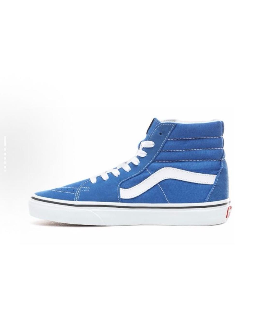 VANS Синие замшевые высокие кроссовки / кеды, фото 2