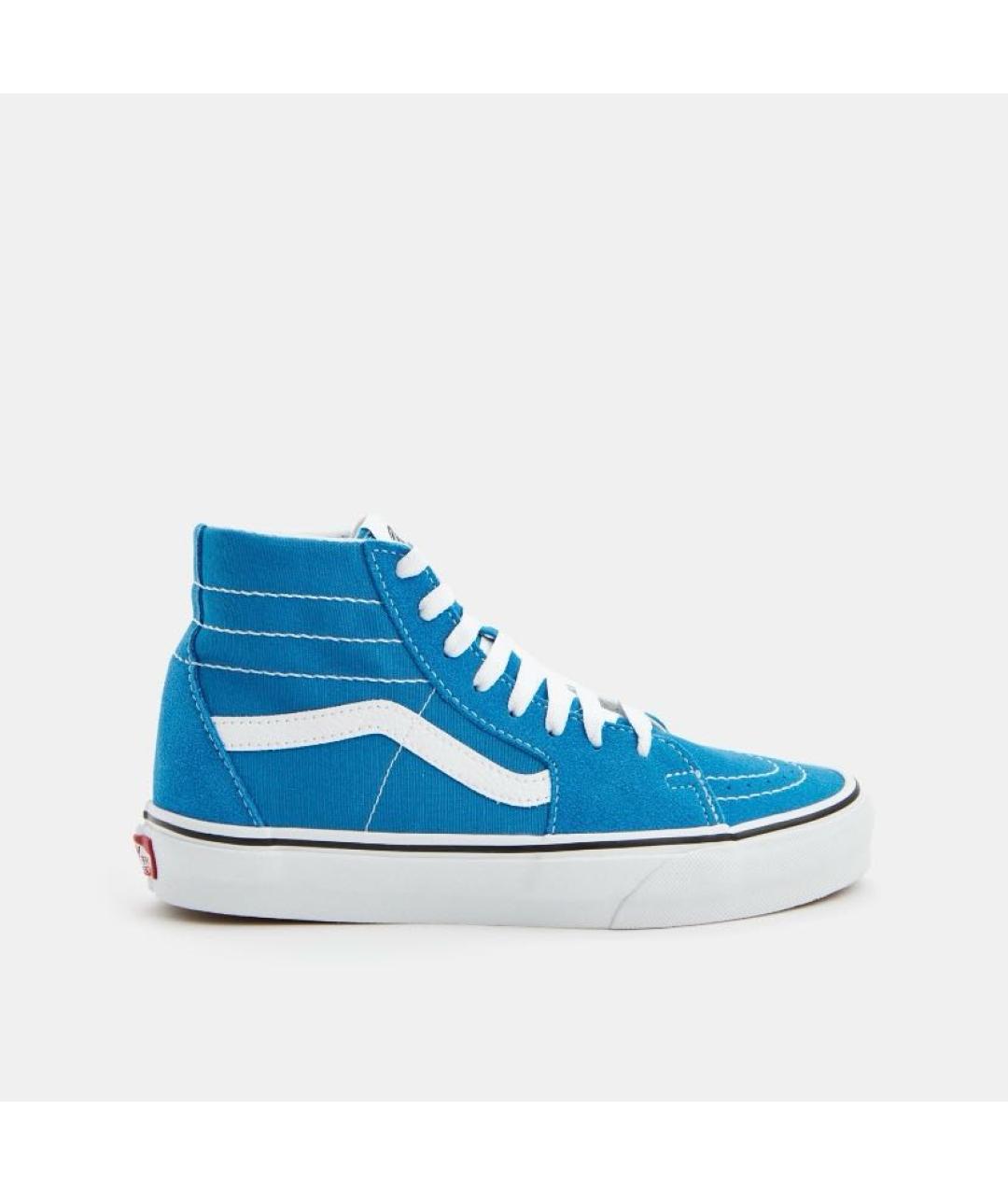VANS Синие замшевые высокие кроссовки / кеды, фото 7