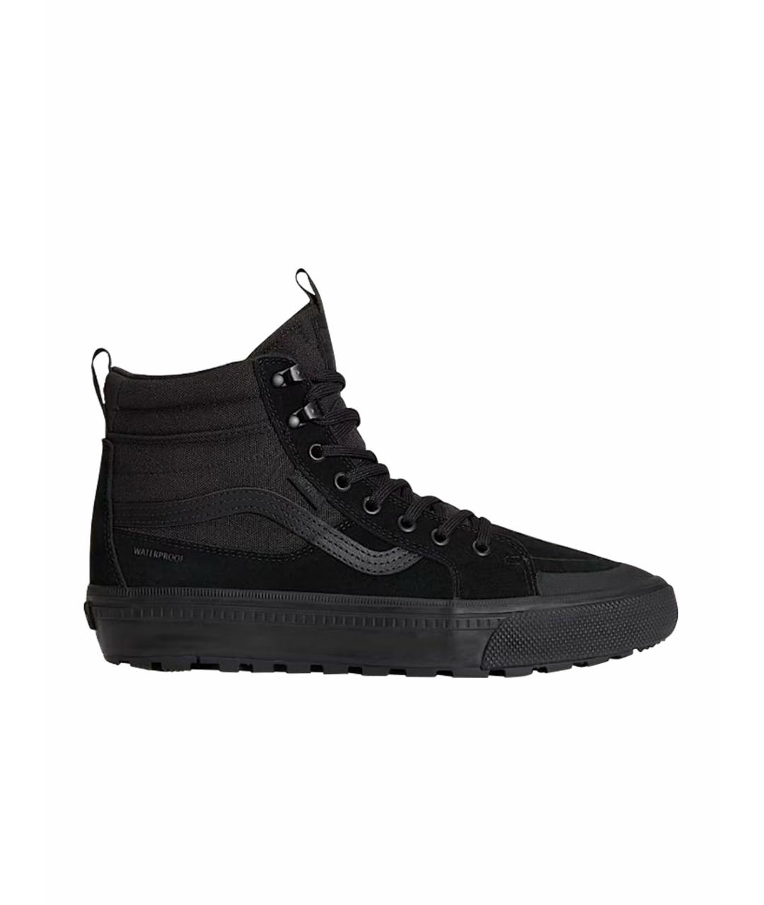 VANS Черные замшевые высокие кроссовки / кеды, фото 1
