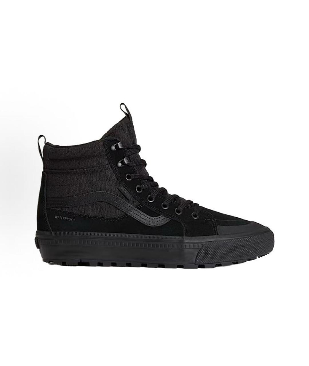 VANS Черные замшевые высокие кроссовки / кеды, фото 6