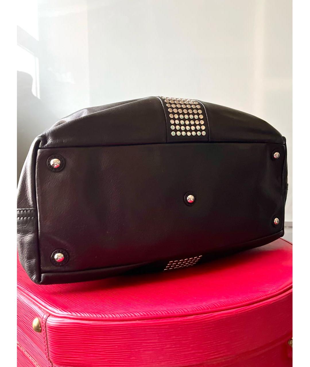 SAINT LAURENT Черная сумка тоут из лакированной кожи, фото 8