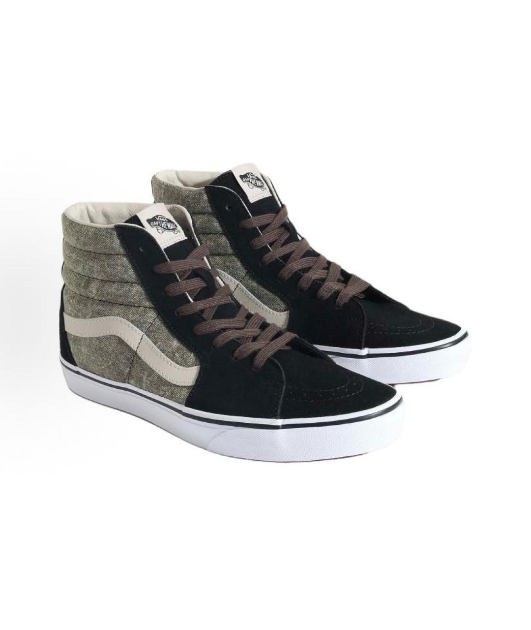 VANS Серые замшевые высокие кроссовки / кеды, фото 3