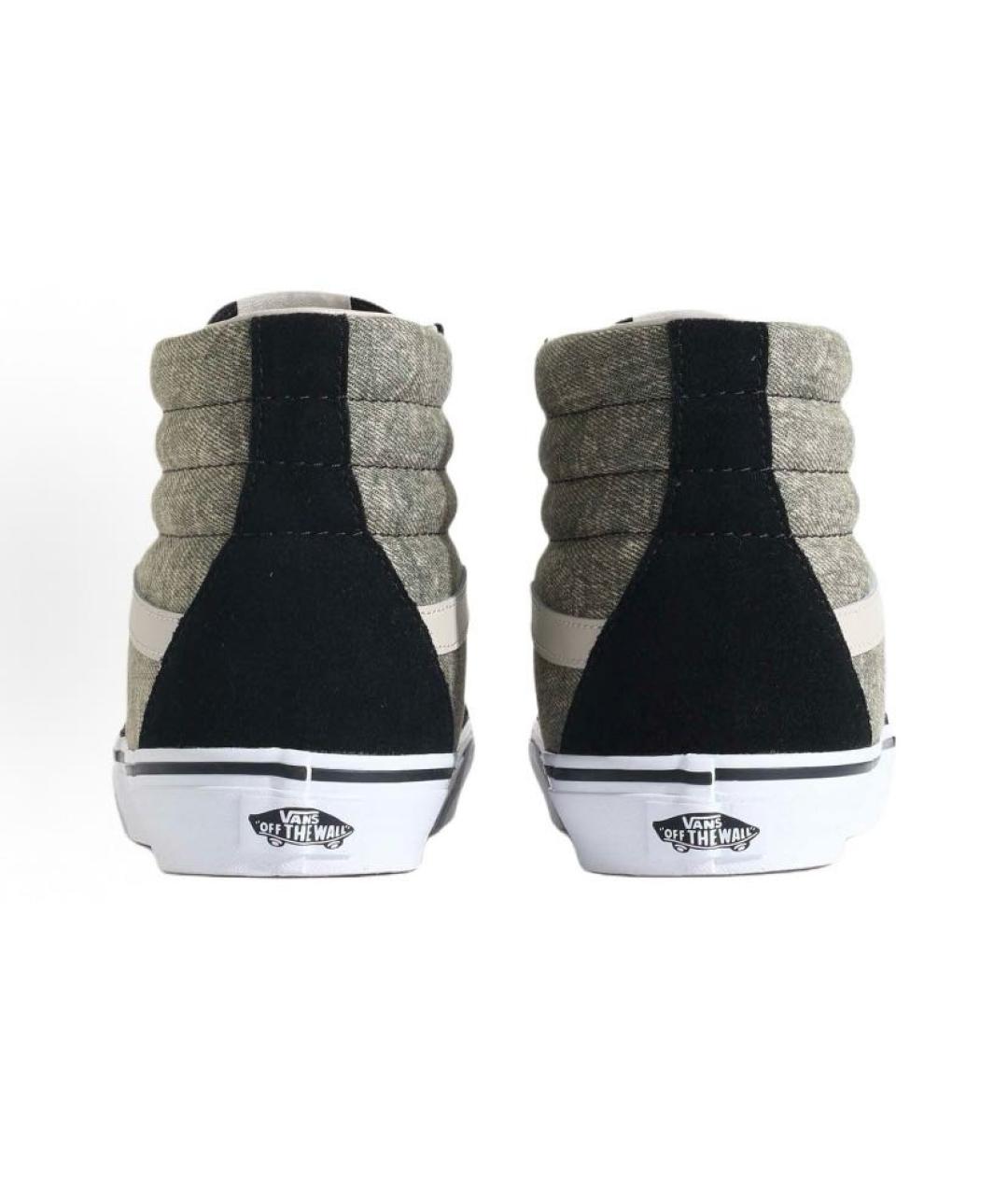 VANS Серые замшевые высокие кроссовки / кеды, фото 4