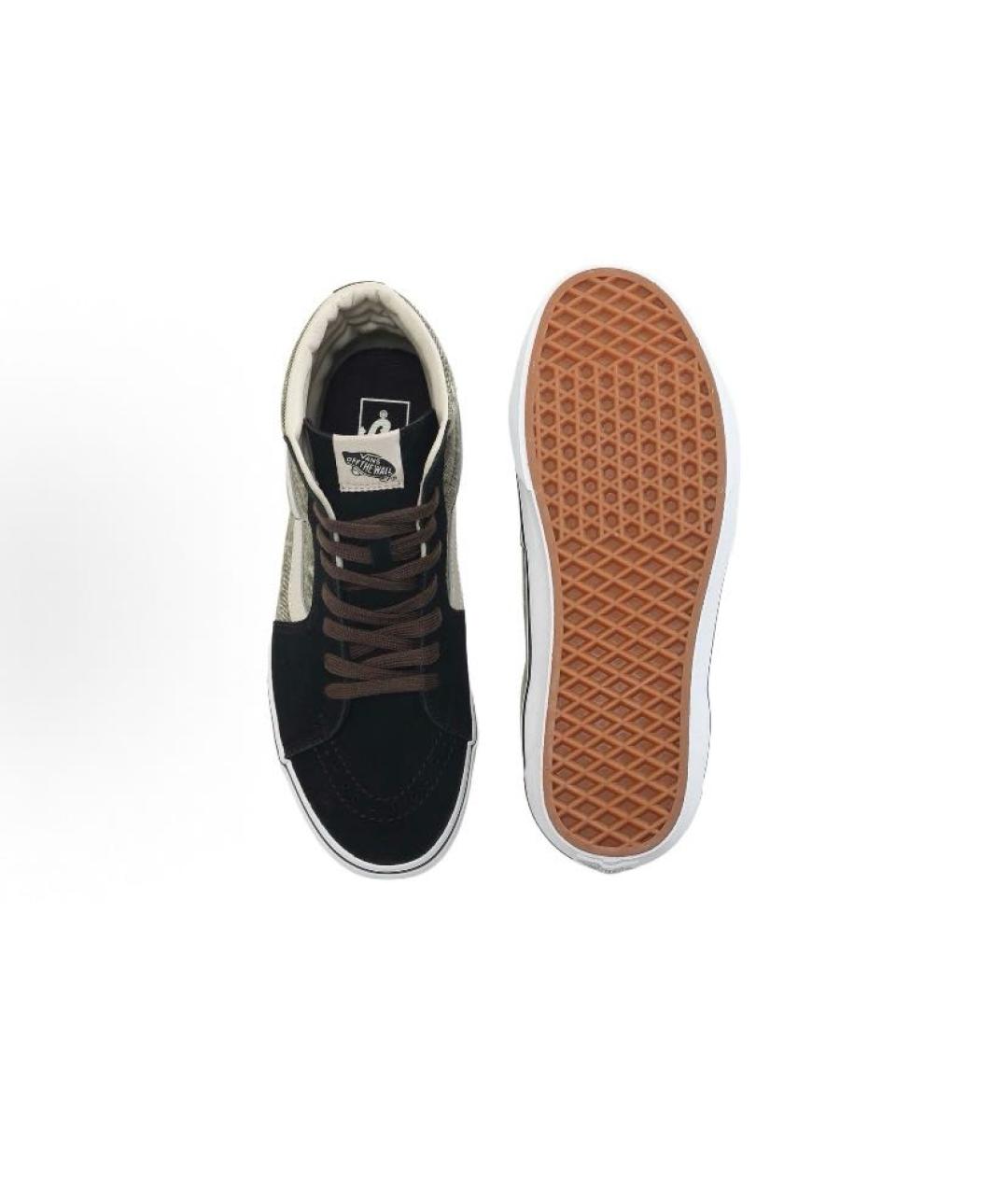 VANS Серые замшевые высокие кроссовки / кеды, фото 5