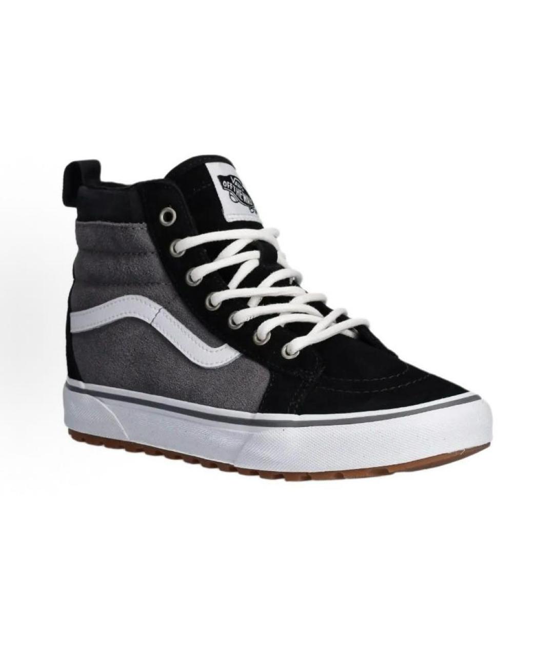 VANS Серые замшевые высокие кроссовки / кеды, фото 3