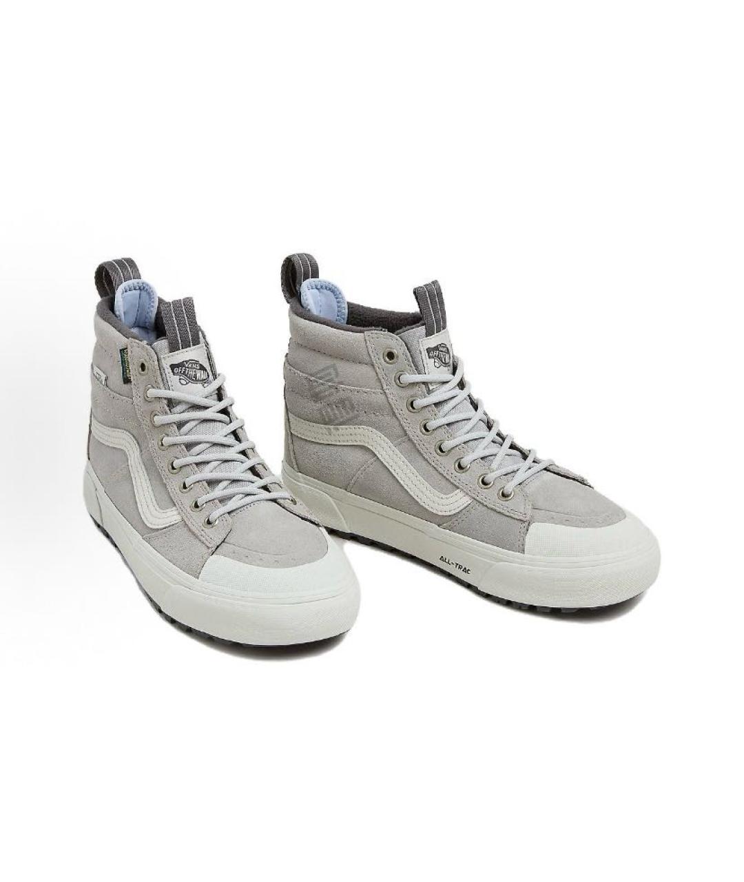 VANS Серые замшевые высокие кроссовки / кеды, фото 3