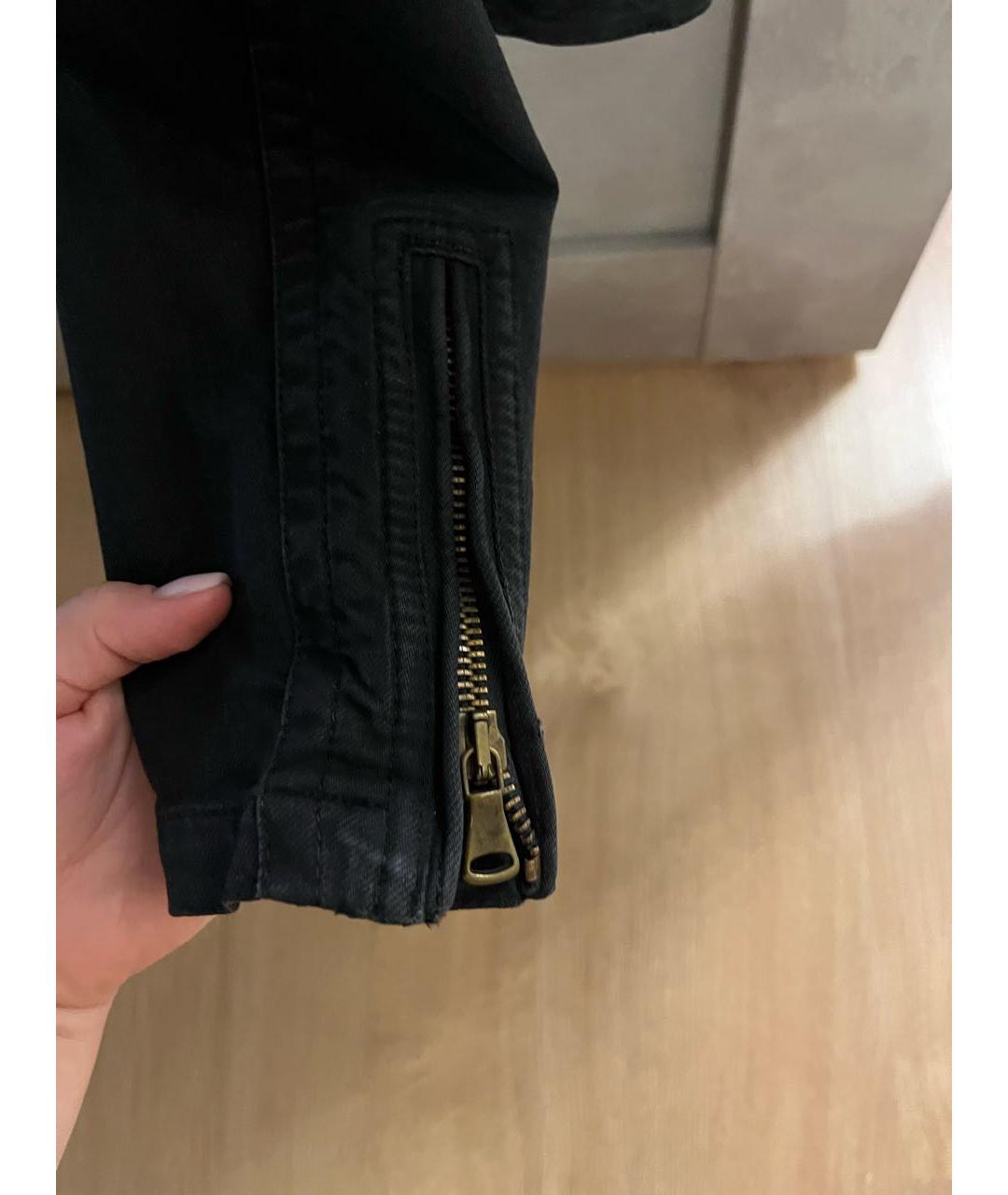 ARMANI JEANS Черная деним куртка, фото 4