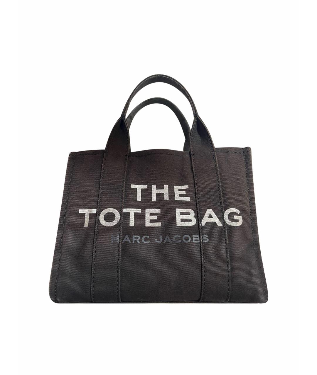 MARC JACOBS Черная деним сумка тоут, фото 1