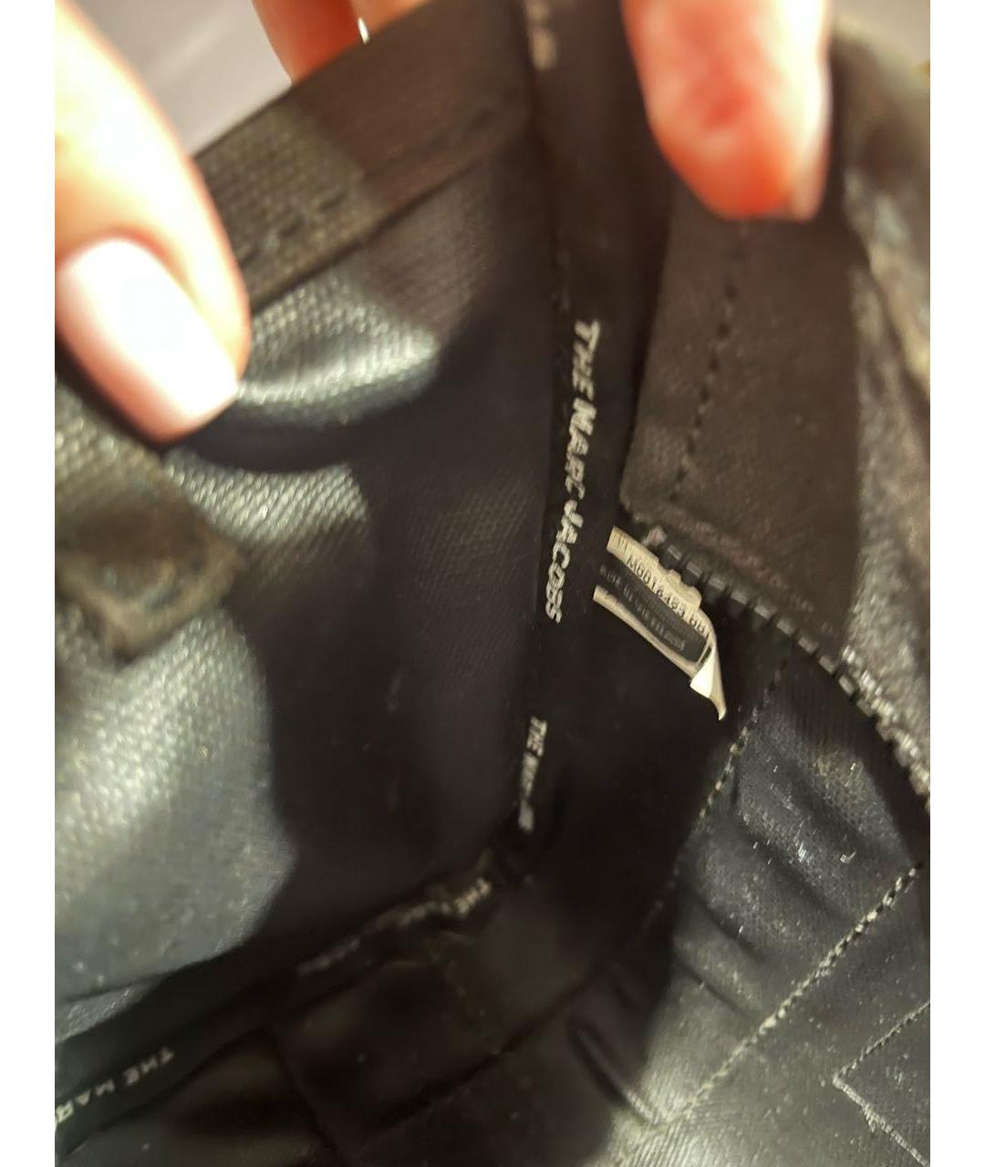 MARC JACOBS Черная деним сумка тоут, фото 5