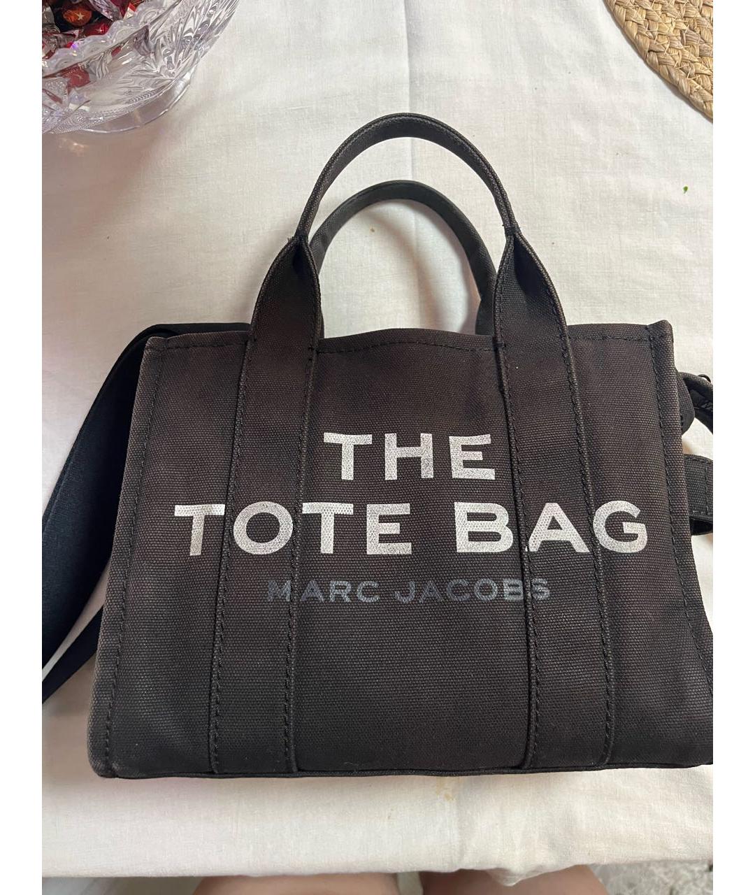 MARC JACOBS Черная деним сумка тоут, фото 6