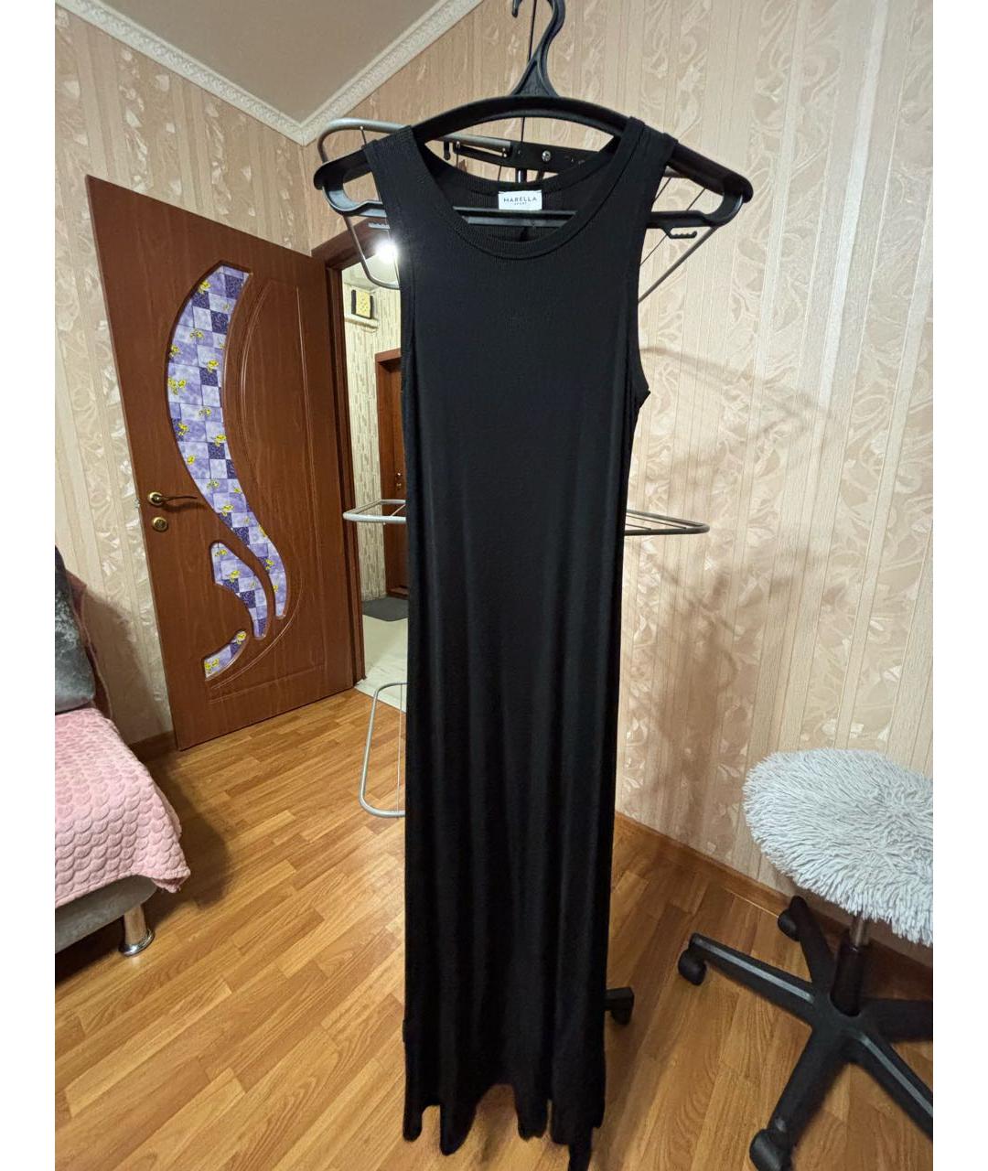 ARMANI EXCHANGE Черное вискозное вечернее платье, фото 3