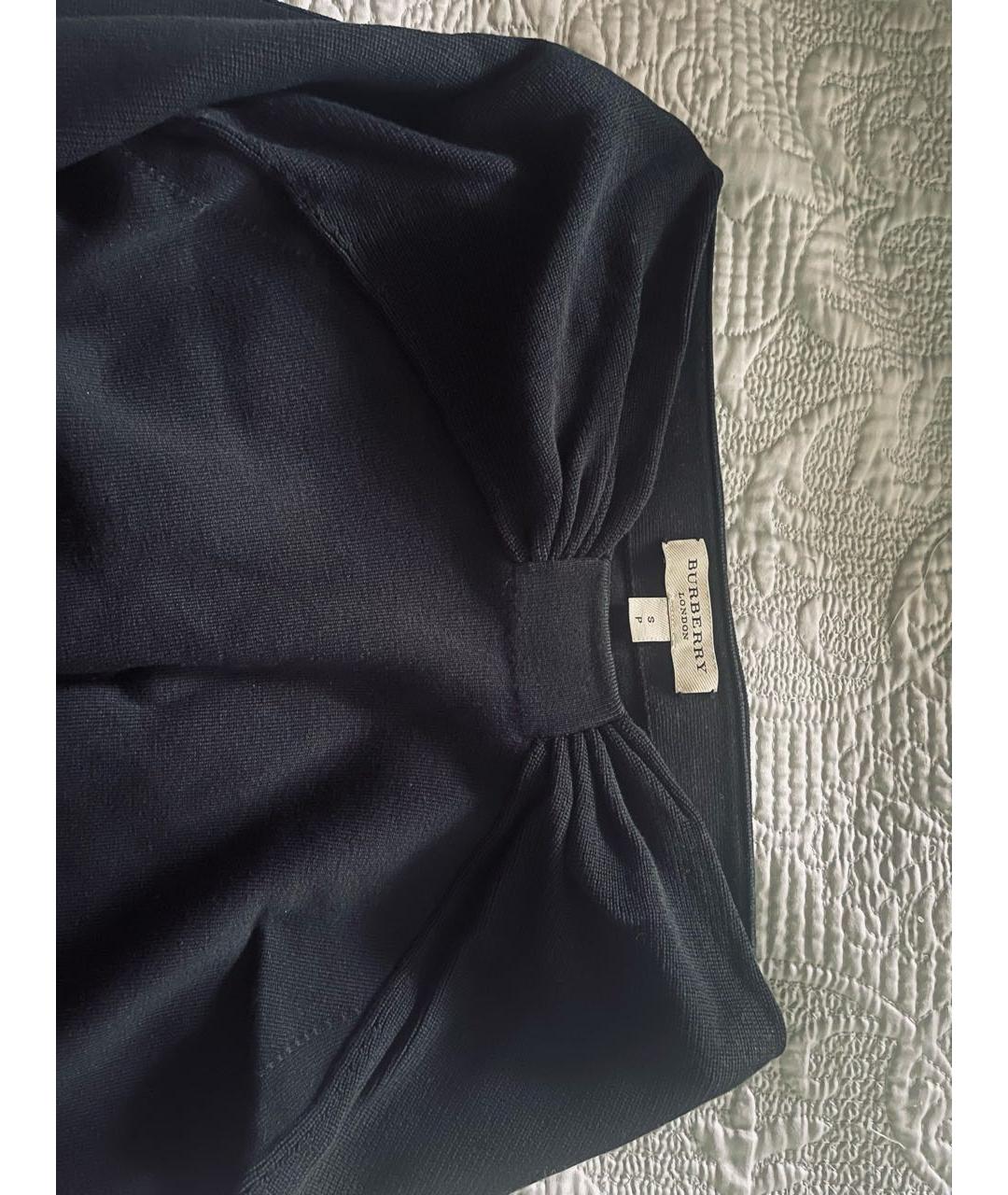 BURBERRY Черный хлопковый джемпер / свитер, фото 3