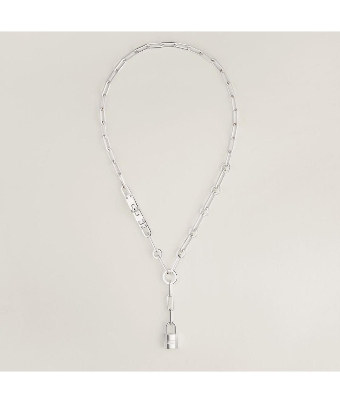 HERMES Серебряное серебряное колье, фото 6
