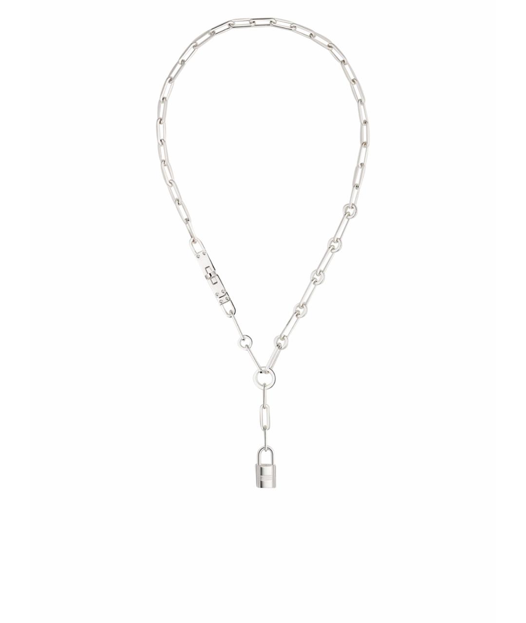 HERMES Серебряное серебряное колье, фото 1