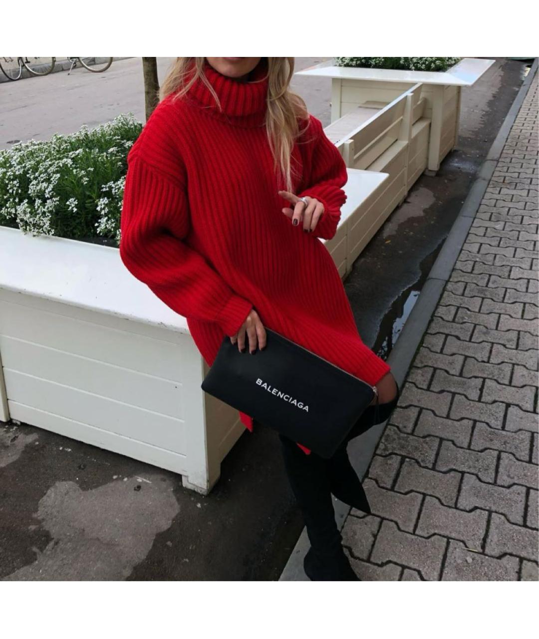 BALENCIAGA Красный джемпер / свитер, фото 6