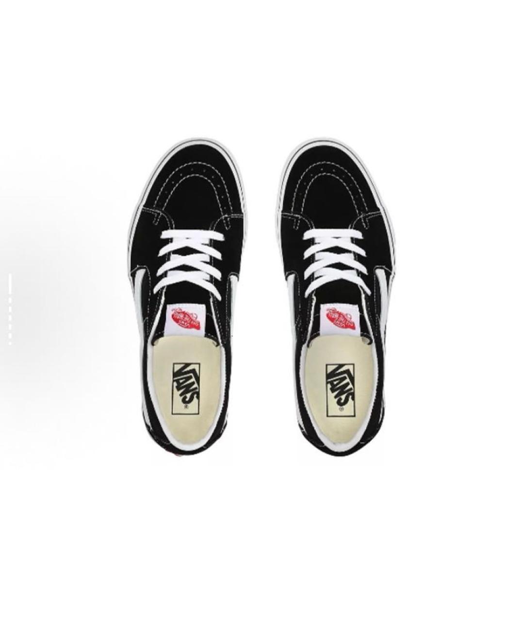 VANS Черные замшевые низкие кроссовки / кеды, фото 4